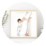 In His Hands- customized nursery art