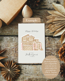 Custom Gingerbread House Portrait Digital Download