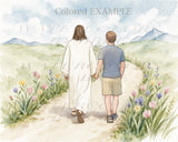 “Guided By Grace” Boy Coloring Page Printable