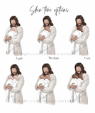 Jesus Holding Baby | Jesus Holding Twin Babies Miscarriage And Infant Loss Watercolor Print